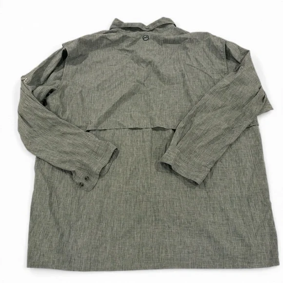 MAGELLAN Fishing Shirt Men 3XL Green Long Sleeve Vented Button Down Outdoor - Picture 2 of 7